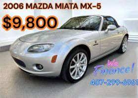 2006 MAZDA MX-5 MIATA CONVERTIBLE 4-CYL, 2.0 LITER CONVERTIBLE 2D