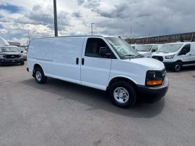2017 CHEVROLET EXPRESS 3500 CARGO CARGO V8, FLEX FUEL, 6.0 LITER EXTENDED VAN 3D