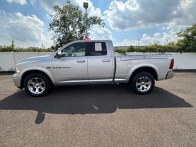 2012 RAM 1500 QUAD CAB PICKUP V8, HEMI, 5.7 LITER LARAMIE PICKUP 4D 6 1/3 FT
