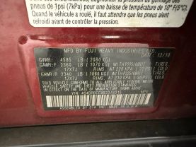 2011 SUBARU OUTBACK