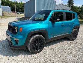 2022 JEEP RENEGADE SUV 4-CYL, MULTIAIR, TURBO, 1.3 LITER ALTITUDE SPORT UTILITY 4D at T&T Repairables - used car dealership in Spencer, Indiana.