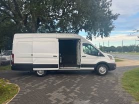 2022 FORD TRANSIT 350 CARGO VAN CARGO V6, FLEX FUEL, 3.5 LITER EXTENDED LENGTH HIGH ROOF VAN 3D