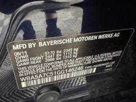 2016 BMW 5 SERIES SEDAN 4-CYL, TURBO, 2.0 LITER 528I XDRIVE SEDAN 4D