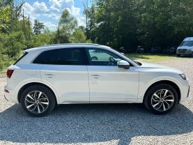 2021 AUDI Q5 SUV 4-CYL, TURBO, 2.0 LITER 45 TFSI PREMIUM SPORT UTILITY 4D at T&T Repairables - used car dealership in Spencer, Indiana.