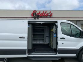 2018 FORD TRANSIT 250 UPFITTED CARGO VAN LOW ROOF 148'' WB CARGO VANS V6, 3.7 LITER LOW ROOF W/SLIDING SIDE DOOR W/LWB VAN 3D - Eddies Auto Sales
