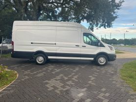 2022 FORD TRANSIT 350 CARGO VAN CARGO V6, FLEX FUEL, 3.5 LITER EXTENDED LENGTH HIGH ROOF VAN 3D