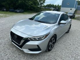 2021 NISSAN SENTRA SEDAN 4-CYL, 2.0 LITER SV SEDAN 4D at T&T Repairables - used car dealership in Spencer, Indiana.