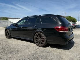 2014 MERCEDES-BENZ E-CLASS WAGON V8, TWIN TURBO, 5.5 LITER E 63 AMG 4MATIC S-MODEL WAGON 4D