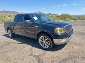 2004 FORD F150 SUPERCREW CAB PICKUP V8, 5.4 LITER LARIAT PICKUP 4D 5 1/2 FT