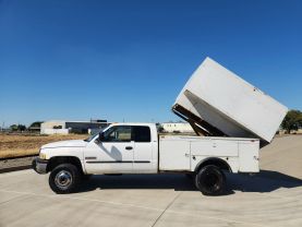 2002 DODGE RAM 3500 QUAD CAB PICKUP 6-CYL, TURBO DIESEL LONG BED