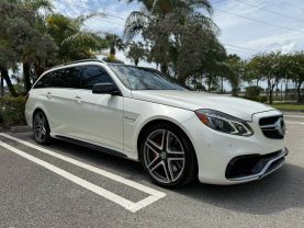 2015 MERCEDES-BENZ E-CLASS WAGON V8, TWIN TURBO, 5.5 LITER E 63 AMG 4MATIC S-MODEL WAGON 4D
