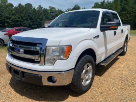 2013 FORD F150 SUPERCREW CAB PICKUP V6, FLEX FUEL, 3.7 LITER XLT PICKUP 4D 5 1/2 FT