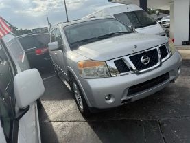 2012 NISSAN ARMADA SUV V8, 5.6 LITER PLATINUM SPORT UTILITY 4D