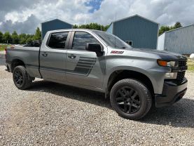 2020 CHEVROLET SILVERADO 1500 CREW CAB PICKUP V8, ECOTEC3, 5.3 LITER CUSTOM TRAIL BOSS PICKUP 4D 6 1/2 FT at T&T Repairables - used car dealership in Spencer, Indiana.