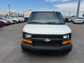 2017 CHEVROLET EXPRESS 3500 CARGO CARGO V8, FLEX FUEL, 6.0 LITER EXTENDED VAN 3D