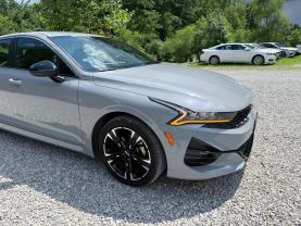 2022 KIA K5 SEDAN 4-CYL, TURBO, 1.6 LITER GT-LINE SEDAN 4D at T&T Repairables - used car dealership in Spencer, Indiana.