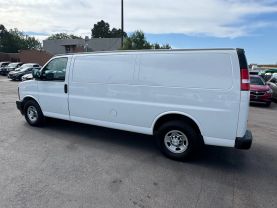 2017 CHEVROLET EXPRESS 3500 CARGO CARGO V8, FLEX FUEL, 6.0 LITER EXTENDED VAN 3D