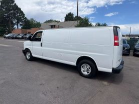 2017 CHEVROLET EXPRESS 3500 CARGO CARGO V8, FLEX FUEL, 6.0 LITER EXTENDED VAN 3D