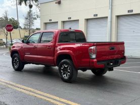 2021 TOYOTA TACOMA DOUBLE CAB PICKUP RED AUTOMATIC - Iron Cars Inc