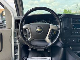 2018 CHEVROLET EXPRESS 3500 PASSENGER PASSENGER V8, FLEX FUEL, 6.0 LITER LS EXTENDED VAN 3D at Motors On Wheels - used car dealership in Houston, Texas.