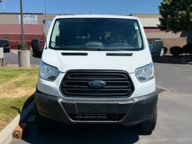 2017 FORD TRANSIT 150 WAGON PASSENGER V6, ECOBOOST, TWIN TURBO, 3.5 LITER XLT W/LOW ROOF W/60/40 SIDE DOOR VAN 3D