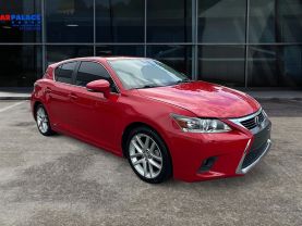2017 LEXUS CT HATCHBACK RED AUTOMATIC - CARPALACE, Chantilly, VA. 38.91645215435775, -77.47495885092432