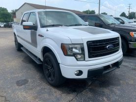 2013 FORD F150 SUPERCREW CAB PICKUP V8, FLEX FUEL, 5.0 LITER FX4 PICKUP 4D 6 1/2 FT