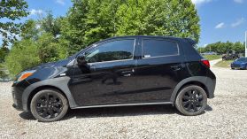 2024 MITSUBISHI MIRAGE HATCHBACK 3-CYL, 1.2 LITER SE HATCHBACK 4D at T&T Repairables - used car dealership in Spencer, Indiana.