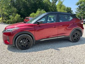2024 NISSAN KICKS SUV 4-CYL, 1.6 LITER SR SPORT UTILITY 4D at T&T Repairables - used car dealership in Spencer, Indiana.