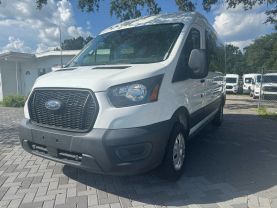 2021 FORD TRANSIT 350 PASSENGER VAN PASSENGER V6, ECOBOOST, TWIN TURBO, 3.5 LITER XL W/MEDIUM ROOF VAN 3D
