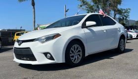 2014 TOYOTA COROLLA SEDAN WHITE AUTOMATIC -  V & B Auto Sales