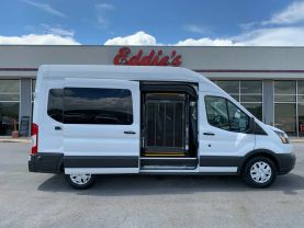 2017 FORD TRANSIT 350 HIGH ROOF 148'' WB 9 PASSENGER VAN WITH 800 LBS WHEELCHAIR LIFT PASSENGER VANS V6, 3.7 LITER XL W/HIGH ROOF W/SLIDING SIDE DOOR VAN 3D - Eddies Auto Sales