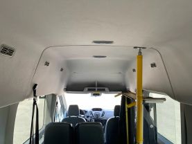 2017 FORD TRANSIT 350 HIGH ROOF 148'' WB 9 PASSENGER VAN WITH 800 LBS WHEELCHAIR LIFT PASSENGER VANS V6, 3.7 LITER XL W/HIGH ROOF W/SLIDING SIDE DOOR VAN 3D - Eddies Auto Sales