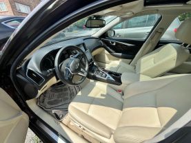 2018 INFINITI Q50 SEDAN V6, TWIN TURBO, 3.0 LITER 3.0T LUXE SEDAN 4D