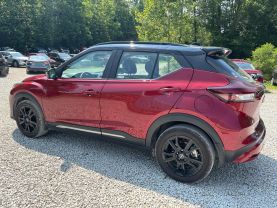 2024 NISSAN KICKS SUV 4-CYL, 1.6 LITER SR SPORT UTILITY 4D at T&T Repairables - used car dealership in Spencer, Indiana.