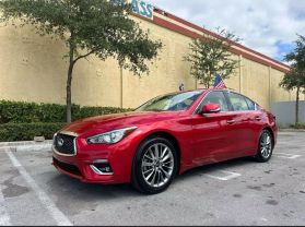 2024 INFINITI Q50 SEDAN V6, TWIN TURBO, 3.0 LITER LUXE SEDAN 4D