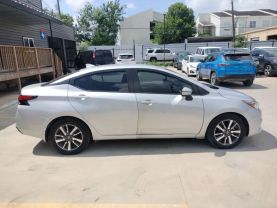 2021 NISSAN VERSA SEDAN 4-CYL, 1.6 LITER SV SEDAN 4D at Motors On Wheels - used car dealership in Houston, Texas.