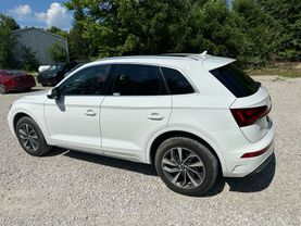 2021 AUDI Q5 SUV 4-CYL, TURBO, 2.0 LITER 45 TFSI PREMIUM SPORT UTILITY 4D at T&T Repairables - used car dealership in Spencer, Indiana.