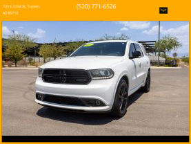 2017 DODGE DURANGO SUV V6, 3.6 LITER GT SPORT UTILITY 4D