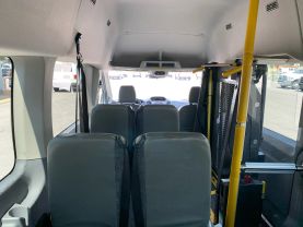 2017 FORD TRANSIT 350 HIGH ROOF 148'' WB 9 PASSENGER VAN WITH 800 LBS WHEELCHAIR LIFT PASSENGER VANS V6, 3.7 LITER XL W/HIGH ROOF W/SLIDING SIDE DOOR VAN 3D - Eddies Auto Sales