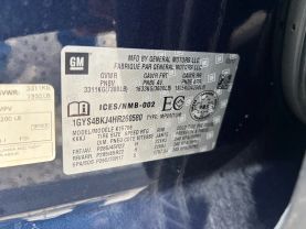 2017 CADILLAC ESCALADE SUV V8, 6.2 LITER LUXURY SPORT UTILITY 4D at T&T Repairables - used car dealership in Spencer, Indiana.