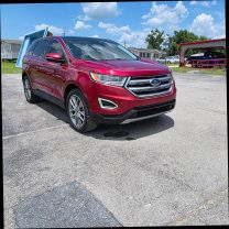 2016 FORD EDGE SUV V6, 3.5 LITER TITANIUM SPORT UTILITY 4D
