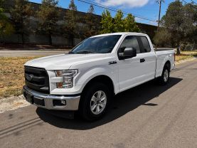 2017 FORD F150 SUPER CAB PICKUP V6, FLEX FUEL, 3.5 LITER XL PICKUP 4D 6 1/2 FT