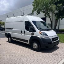 2019 RAM PROMASTER CARGO VAN CARGO V6, VVT, 3.6 LITER 1500 HIGH ROOF VAN 3D