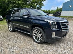 2017 CADILLAC ESCALADE SUV V8, 6.2 LITER LUXURY SPORT UTILITY 4D at T&T Repairables - used car dealership in Spencer, Indiana.
