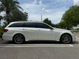 2015 MERCEDES-BENZ E-CLASS WAGON V8, TWIN TURBO, 5.5 LITER E 63 AMG 4MATIC S-MODEL WAGON 4D