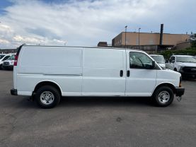 2017 CHEVROLET EXPRESS 3500 CARGO CARGO V8, FLEX FUEL, 6.0 LITER EXTENDED VAN 3D
