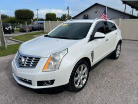 2013 CADILLAC SRX SUV V6, FLEX FUEL, 3.6 LITER PERFORMANCE COLLECTION SPORT UTILITY 4D