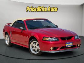 2001 FORD MUSTANG CONVERTIBLE V8, 32V, 4.6 LITER COBRA CONVERTIBLE 2D
