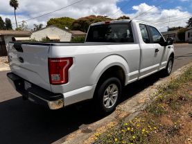 2017 FORD F150 SUPER CAB PICKUP V6, FLEX FUEL, 3.5 LITER XL PICKUP 4D 6 1/2 FT